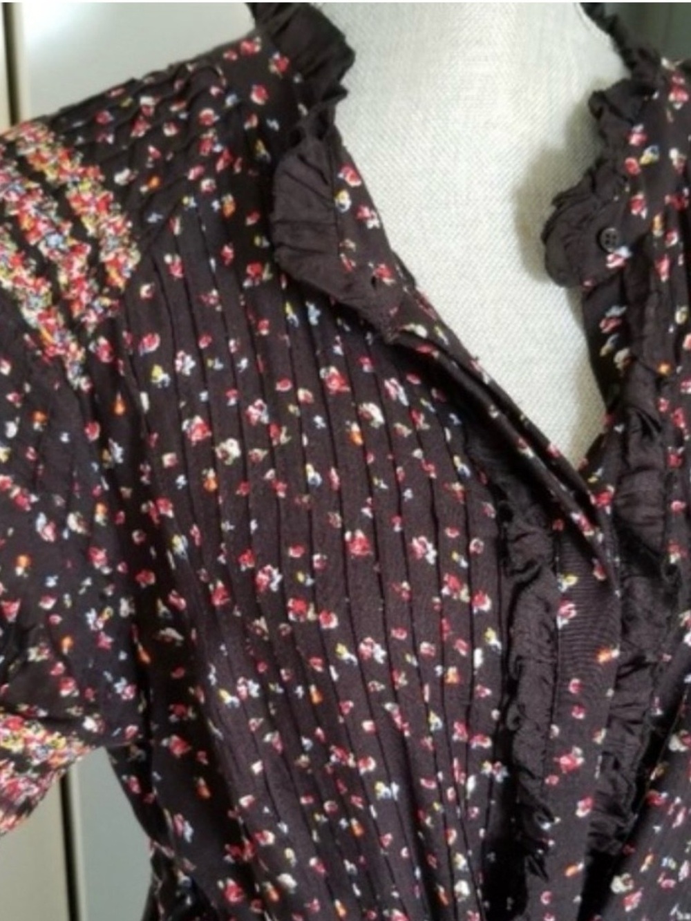 Free People Rare Feeling Black Floral Tiered Maxi Dress - Picture 3 of 8